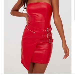 Red Leather dress